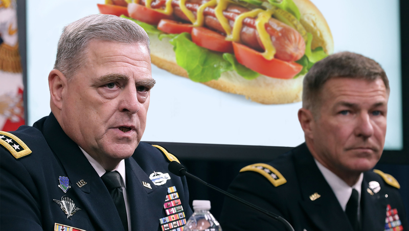Illustration for article titled Pentagon Awards Oscar Mayer $102 Million Contract For New Military-Grade Hot Dog With All The Fixings